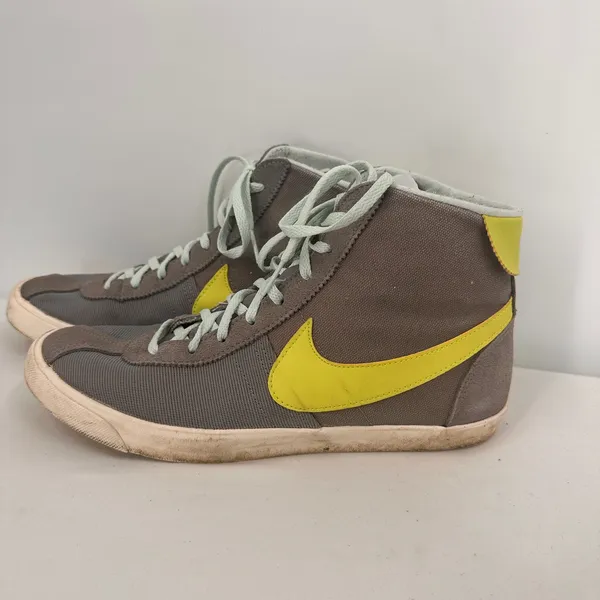 Nike Women's Grey Bruin Lite Nylon Mid Trainer Sneakers Size 8 - Image 2