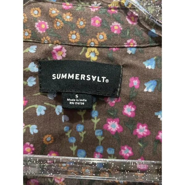 Summersalt The Countryside Poplin Tiered Shirtdress Szie S - Image 6