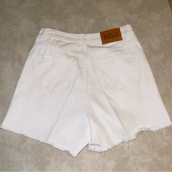 Princess Polly White High Waist Shorts - Image 6