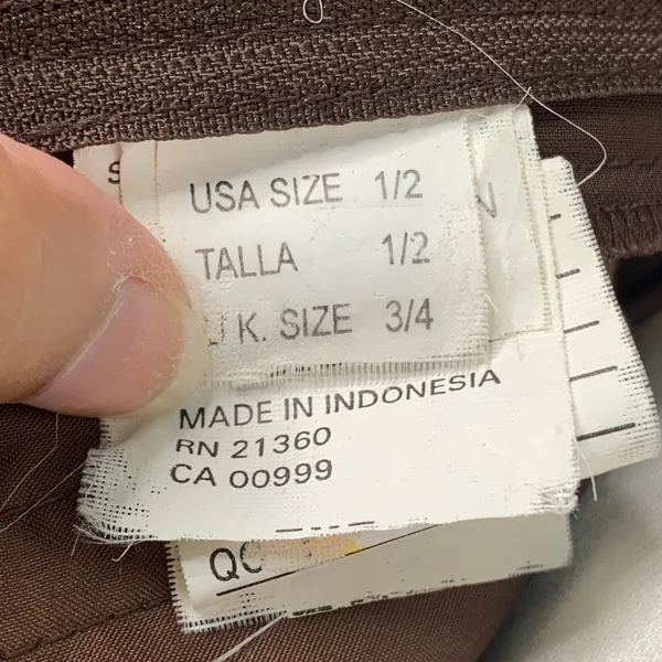 MoriLee Vintage Y2K Brown Chiffon Halter Cocktail Dress Size 1/2 - Image 6