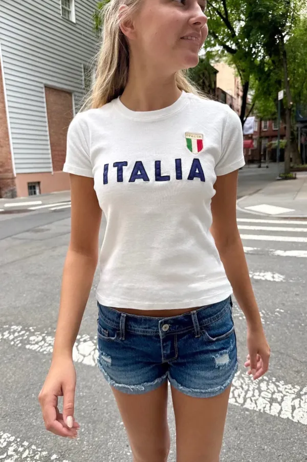 White Brandy Melville Italy Top - Image 2