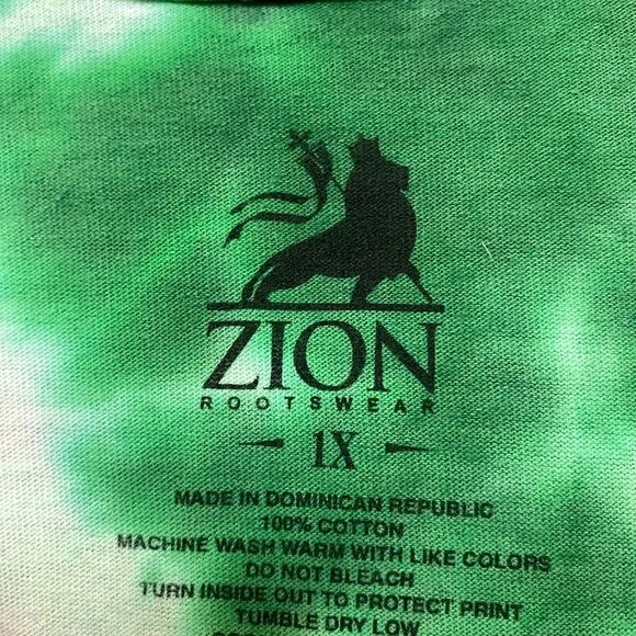 Bob Marley One Love Jamaican Reggae Poster Tie Dye 1X - Image 4