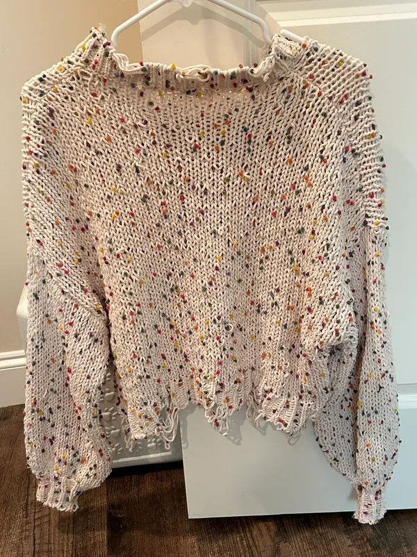 Boutique Distressed Sweater Multiple - Image 3