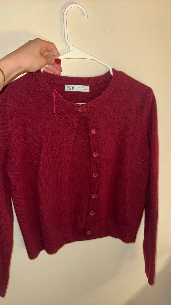ZARA Wool Blend Cardigan - Image 3