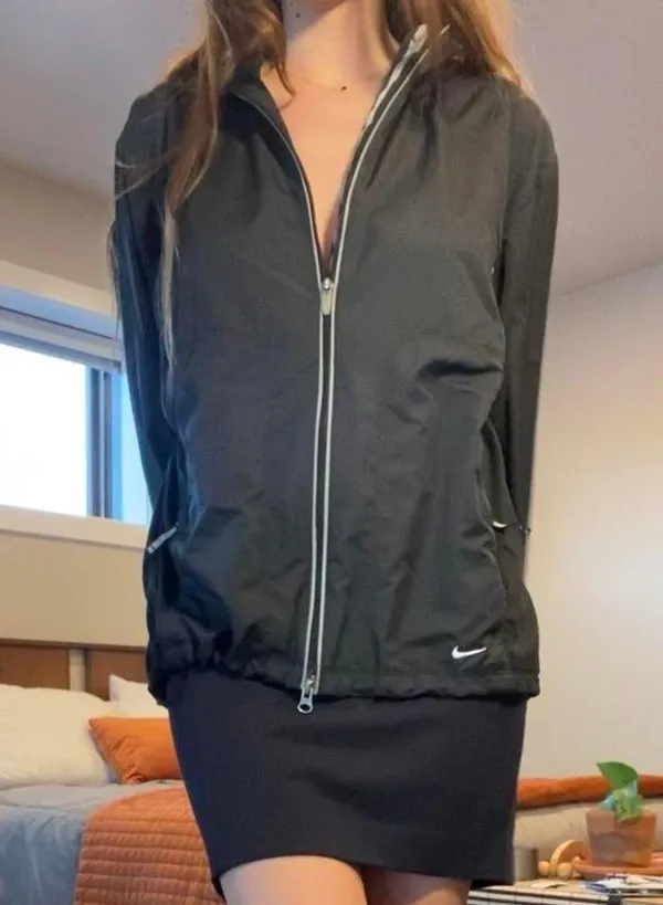 black windbreaker cycling jacket 🖤 - Image 3