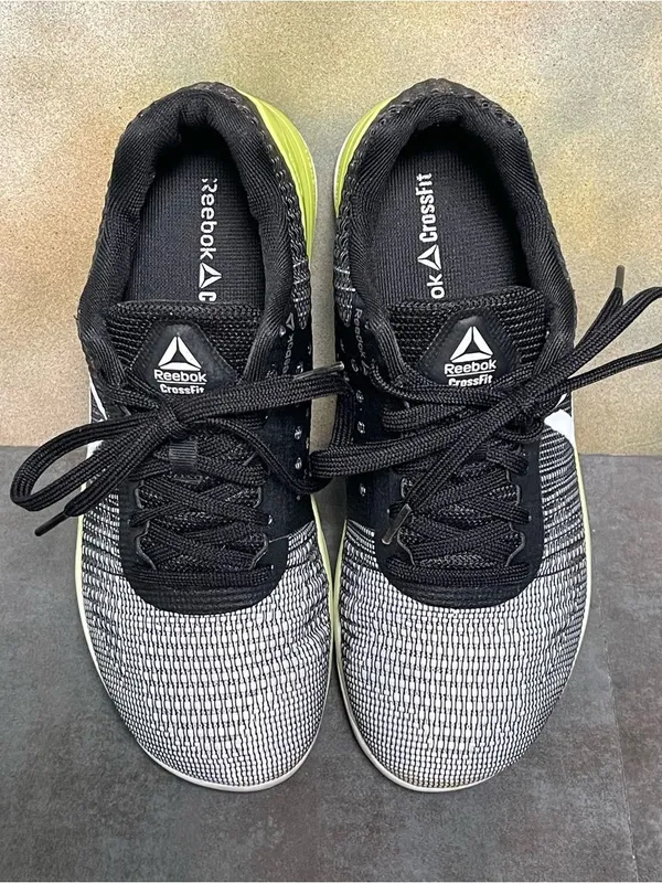 Reebok Crossfit Nano 7.0 Women's White/Black/Volt Cross-Training Shoes Sz 9.5 - Image 10