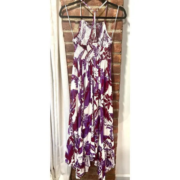 Free People Heat Wave Maxi Slip Tropical Floral Dress XS - Image 8