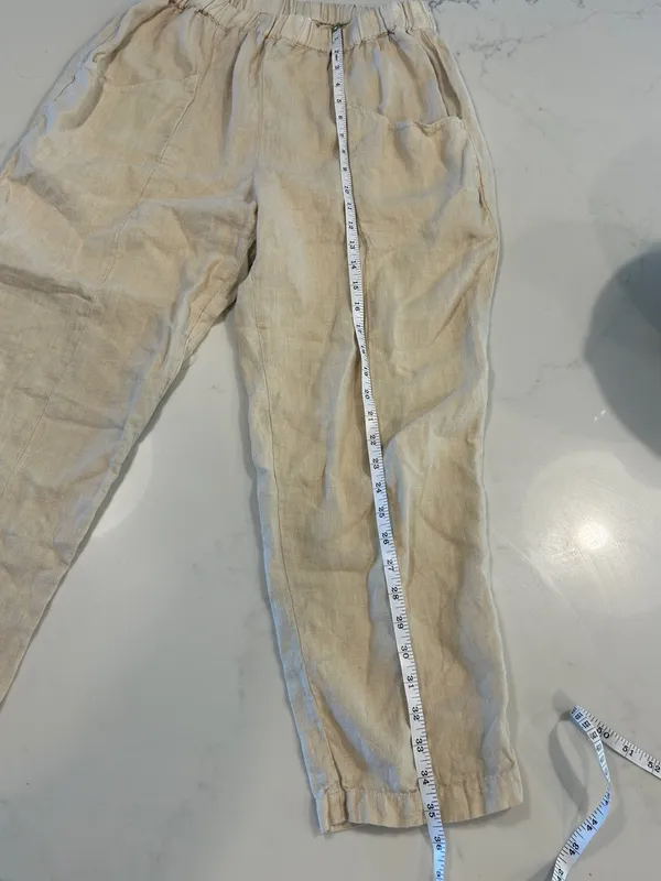 MATE The Label Willow 100% linen pants size Large - Image 4