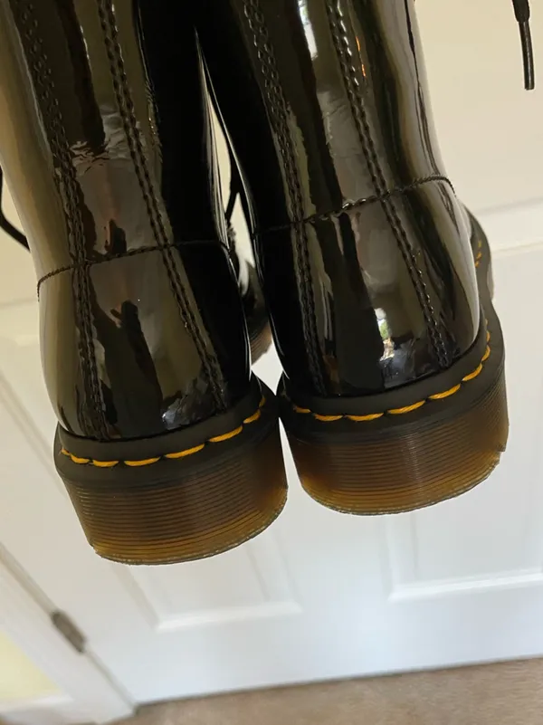 Dr. Martens 1460 Black Patent Leather 8-Eye Boots Women’s US 5 EU 36 AirWair - Image 8
