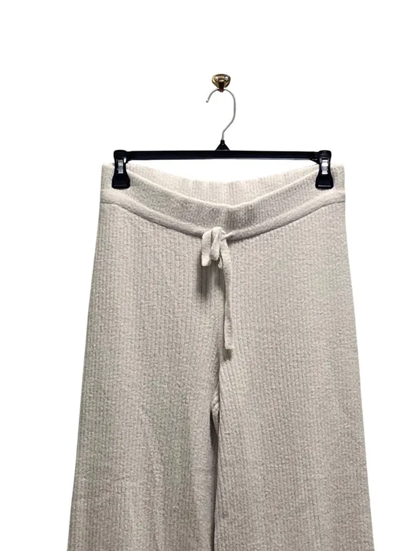 Spiritual Gangster High Rise Wide Leg Knit Sweater Pants Cream Size L Neutral - Image 6