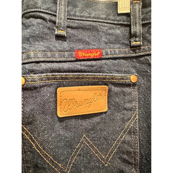 Wrangler Vintage 90s High Rise Jeans Straight Leg Mom Jeans Denim 9 x 30 - Image 5