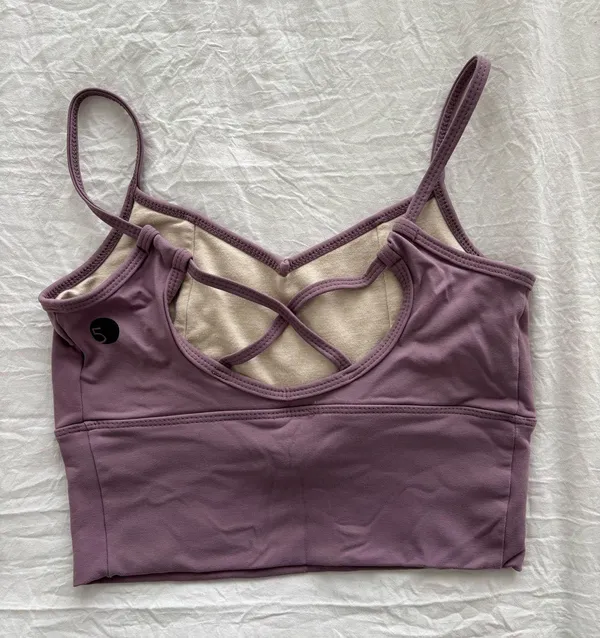 Five Dancewear Mauve Crop Top Purple - Image 2