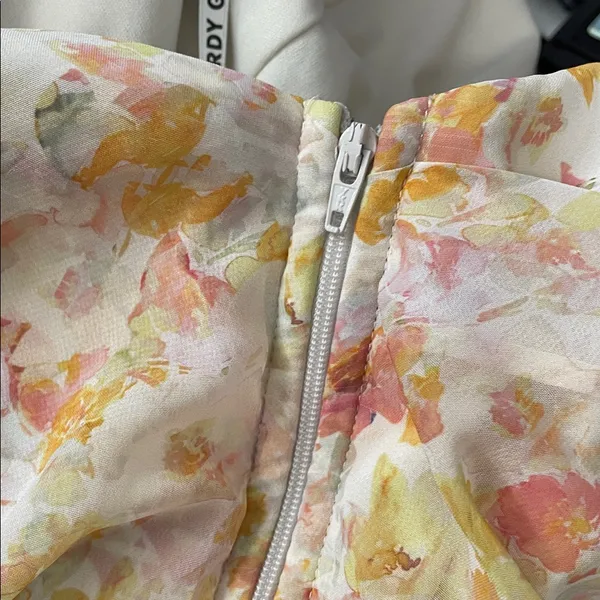 Birdy Grey Kira One-Shoulder Maxi Dress in the "Pressed Floral" Pattern - Image 6
