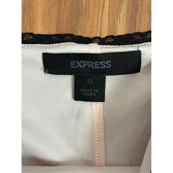 Express Black Lace Corset Bustier Top Strapless Goth Y2K Coquette Sizw S - Image 7
