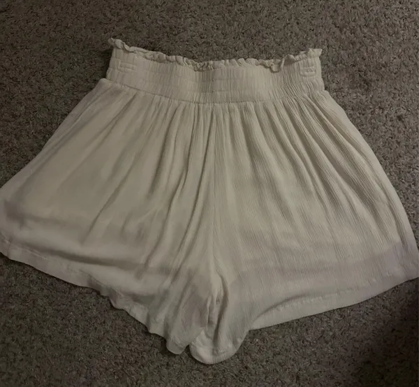 flowy summer shorts Tan - Image 2