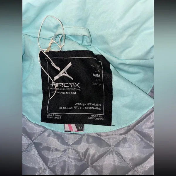 COPY - Arctix Tiffany Blue ski jacket Sz.M - Image 5