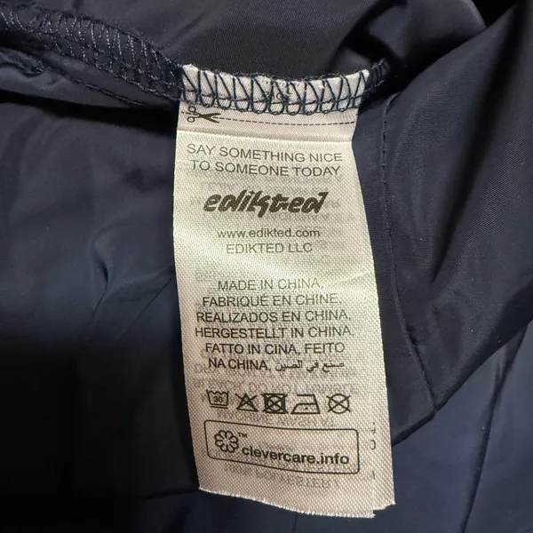 Edikted Remy Ribbon Track Pants – Navy – Size Large – NWT - Image 7