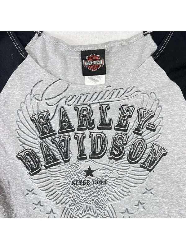 Harley Davidson Graphic T Shirt Large Killer Creek Roswell Ga Short Sleeve Women - Image 3