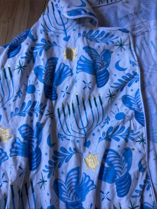 Posh Peanut Hanukkah Pajama Top - Image 2