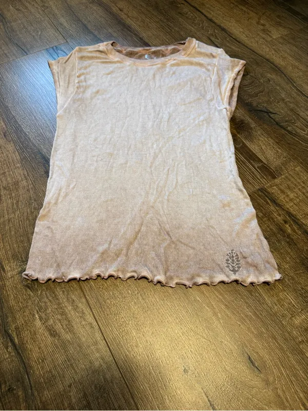 NWOT Free People Movement Double Point Tee in Sandy Size XS/S - Image 9