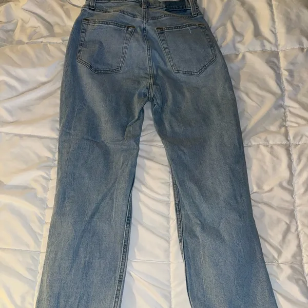 Abercrombie & Fitch Ankle Straight Ultra High Rise Curve Love Jeans 26/2S - Image 4