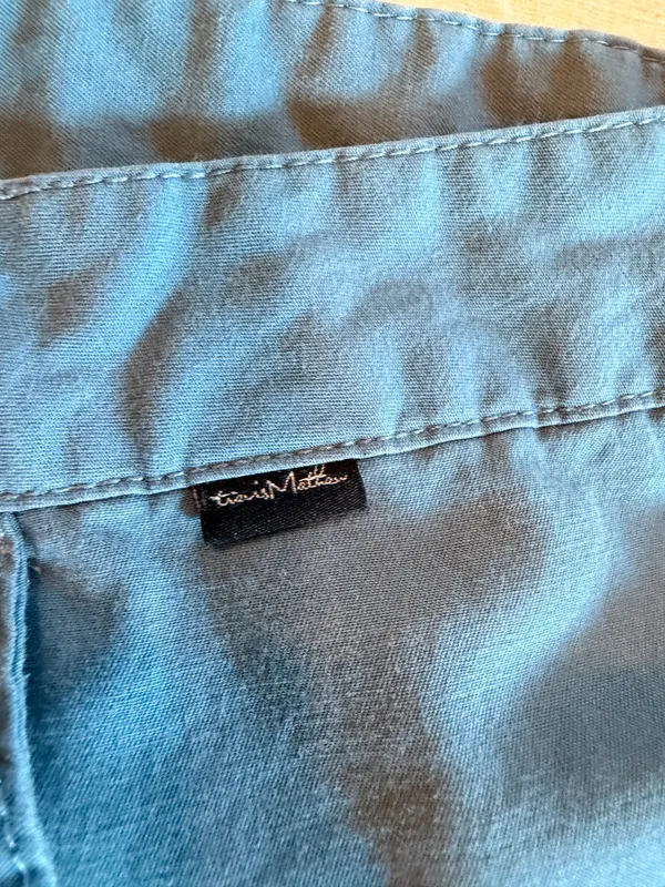 TravisMathew Men’s Performance Golf Pants Blue Stretch Casual 5 Pocket - Image 2