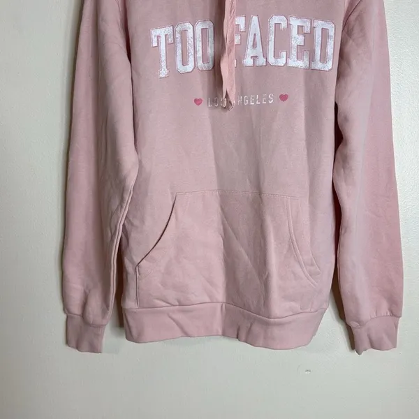 Too faced make up ladies‎ pullover hoodie cozy soft sweater size medium - Image 4