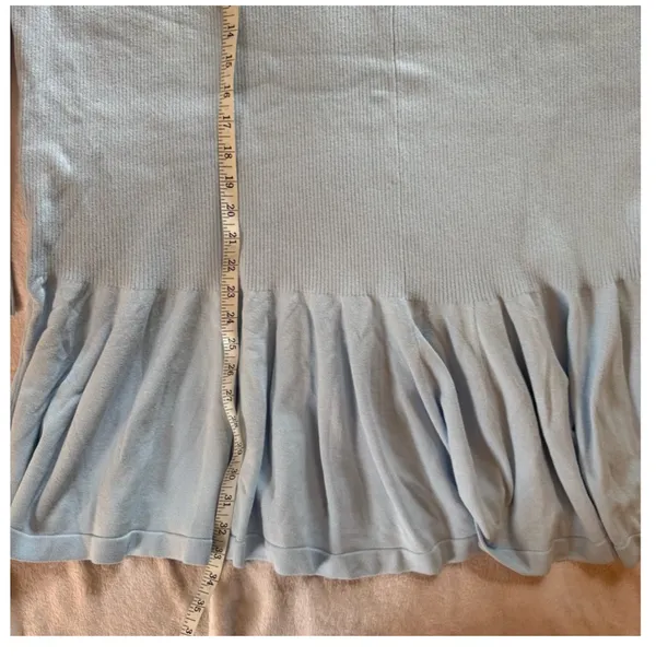 Free People Time On My Side Mini Dress in Ice Water sz XL EUC $148R - Image 12