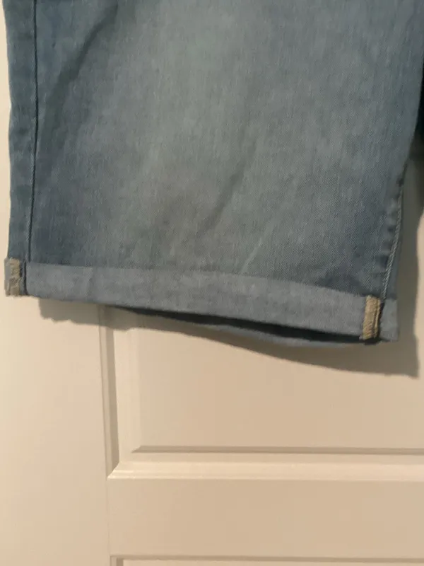 Old Navy Light Blue Denim Bermuda Shorts - Image 2
