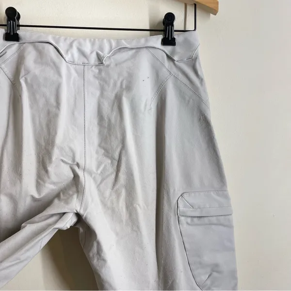 Patagonia Vintage Powderkeg Shell Ski Pants Waterproof White size 8 women’s - Image 4