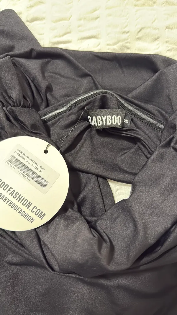 Babyboo Maxi Dress Black - Image 3
