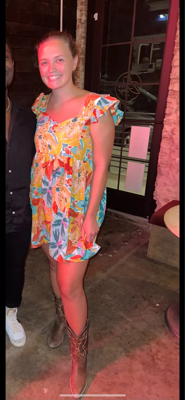 Floral Ruffle Dress - Image 2