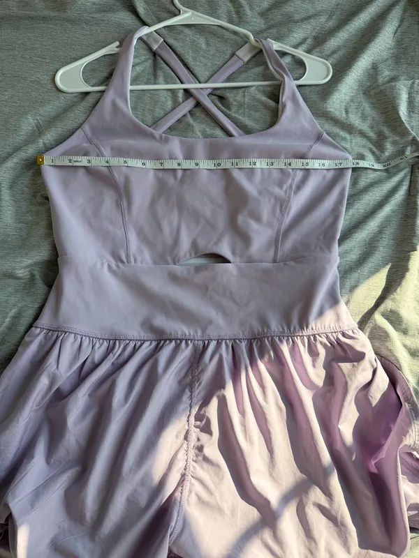 Free People Movement Righteous Runsie Athletic Romper Lilac XL Workout Tennis - Image 12