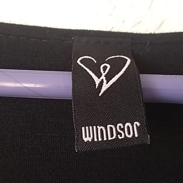 FINAL MARKDOWN Windsor Black Pleated LS Top (L) - Image 3