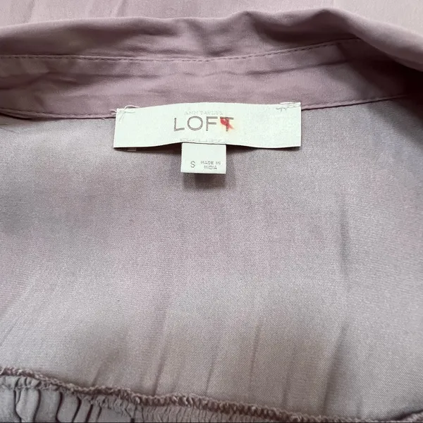 Loft Ann Taylor Lavender Sleeveless‎ Tank Top Size Small S - Image 3