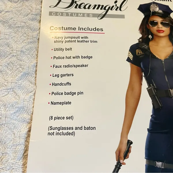 NEW Dreamgirl Sexy Cop Costume Size Small - Image 6