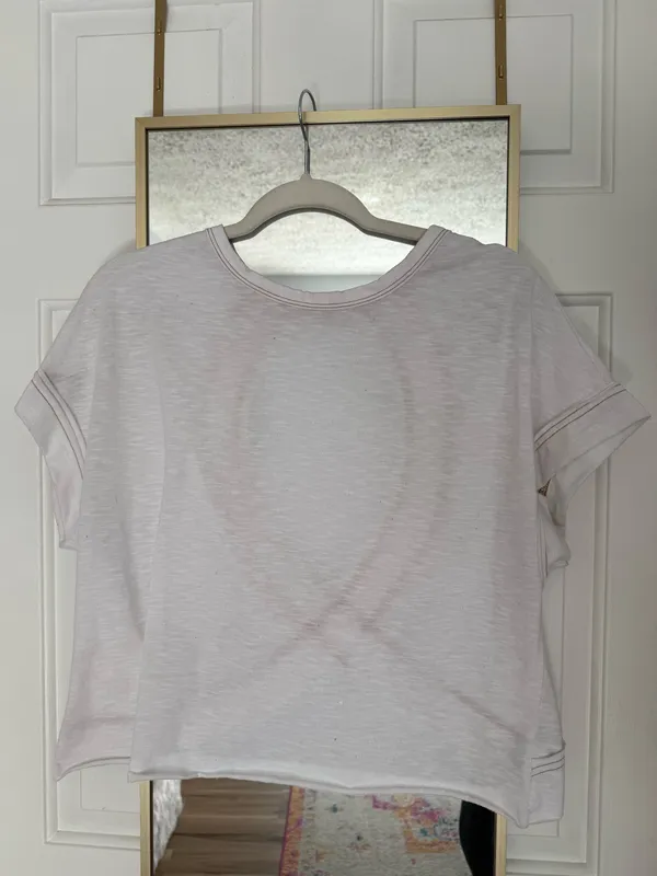 SheIn White Open Back Top - Image 2