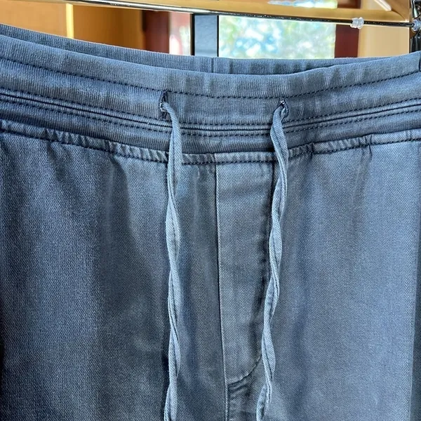 GAP Olive Green Tencel Blend Jogger Pants Medium Casual Drawstring Lounge - Image 3