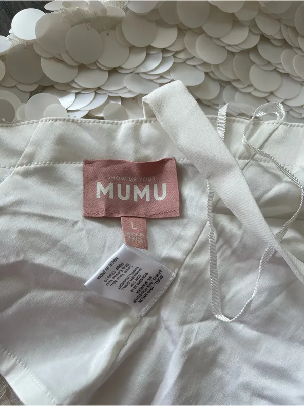 Show Me Your Mumu Izzie Top size Large L sequin halter - Image 7