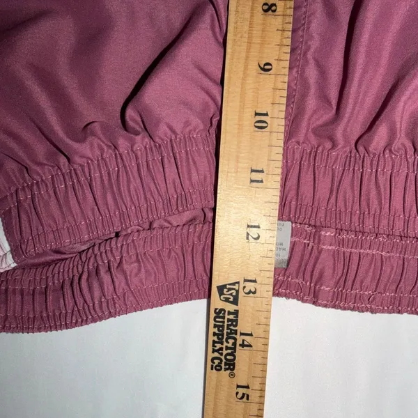 BCG Running Shorts Womens Large Burgundy Pink Side Stripe Athletic Gym‎ - Image 5