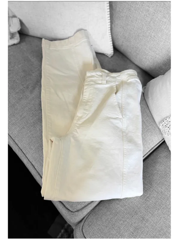 Madewell Wide Leg Tapered Jeans - Image 7