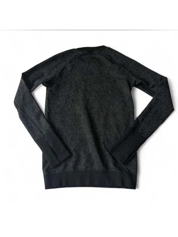 Lululemon Women Rest Less Pullover Lightweight Sweater Gray - Image 6
