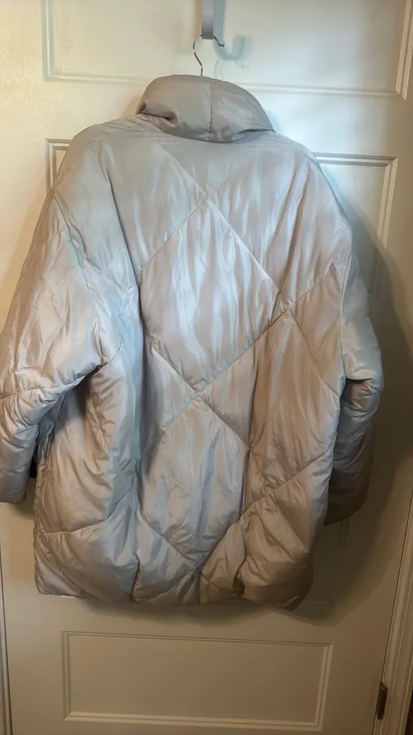 Free people puffa oversized jacket - Image 4