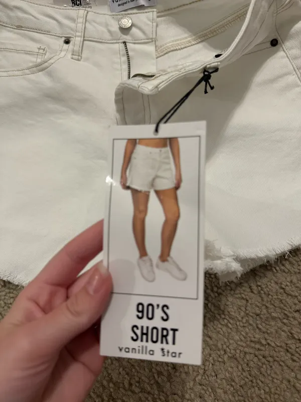 Vanilla Star Jeans White jean shorts - Image 4