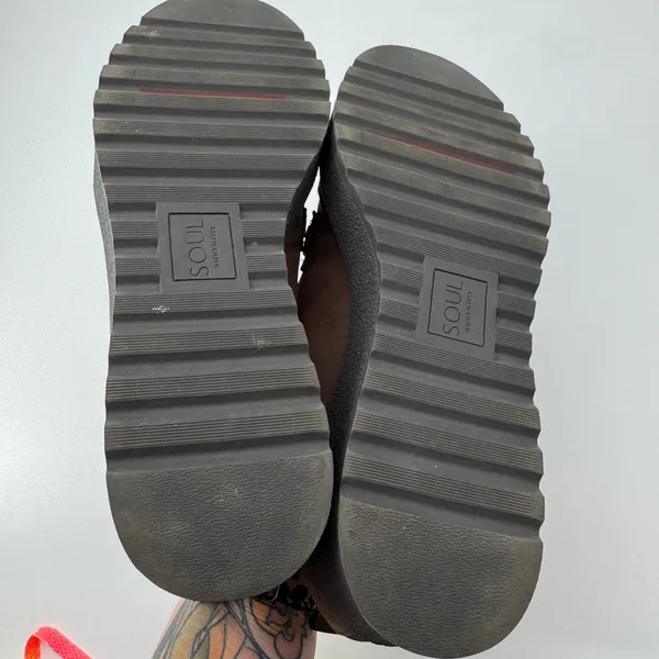 Soul Naturalizer Platform Loafers 7 Brown Wedge Chunky Slip On Joyla Academia‎ - Image 12