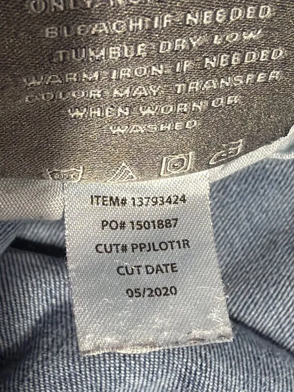 Torrid Feel The Fit Wide Leg Denim Jeans Blue High Rise Stretch Sz 26 Frayed Hem - Image 6