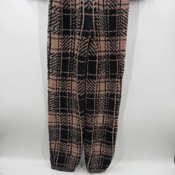 Skims Cozy Knit Plaid Jumpsuit Romper - Image 9