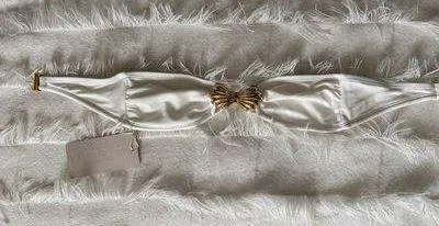 SheIn White Bikini Top - Image 4