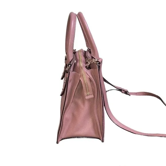 Kate Spade Mulberry Street Lise Satchel Rose Leather Convertible Crossbody Bag - Image 6
