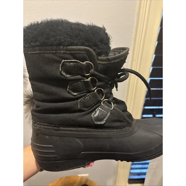 Sorel Women's Kaufman Canada Rubber Nylon Winter Felt Lined Snow Boots‎ Size 10 - Image 11